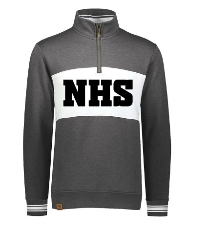 Fleece Colorblocked Quarter-Zip Sweatshirt - NHS