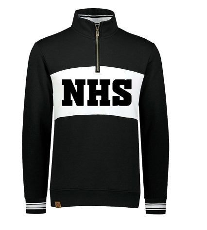 Fleece Colorblocked Quarter-Zip Sweatshirt - NHS