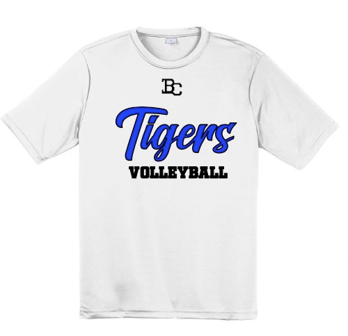 BC Dri-Fit Shirt - Tigers Volleyball 1.0 (White)