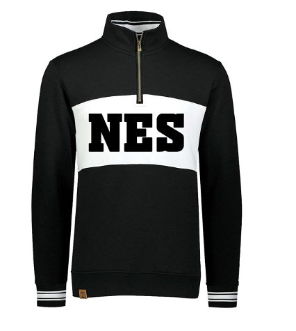 Fleece Colorblocked Quarter-Zip Sweatshirt - NES