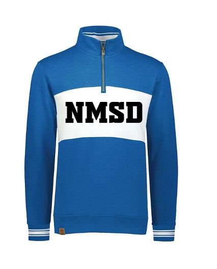 Fleece Colorblocked Quarter-Zip Sweatshirt - NMSD