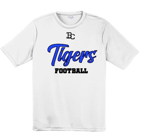 BC Dri-Fit Shirt - Tigers Football (White)